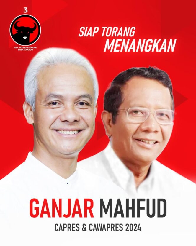 
 Richard Sualang: Kader PDIP Manado Tegak Lurus Menangkan Ganjar-Mahfud di Pilpres 2024